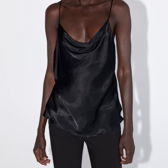 Zara Tops - Zara Cowl neck tank camisole SMALL